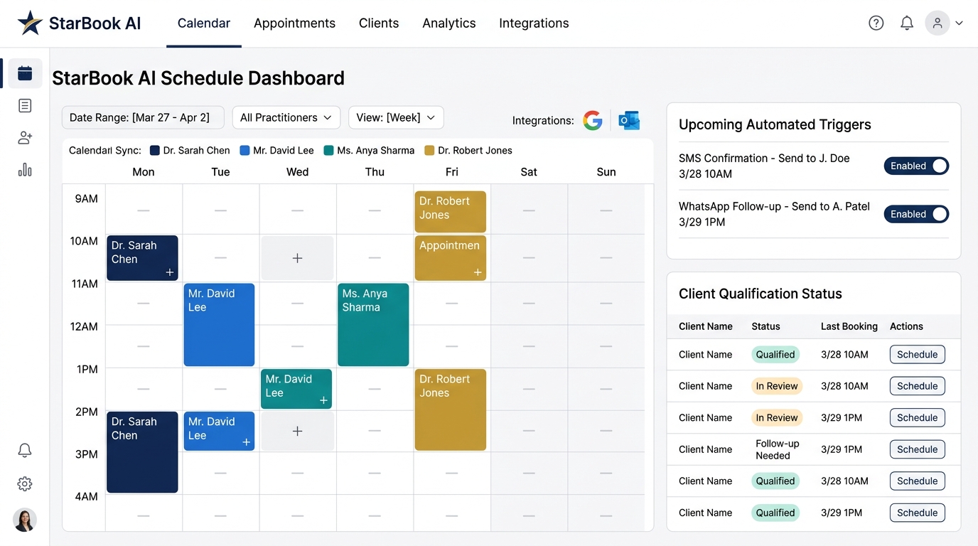 StarBook Production Dashboard